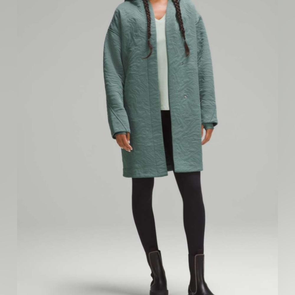 Lululemon Packable Jacquard Knit Wrap
Medium Forest / Dark Forest size xs/s NWT - Picture 7 of 9